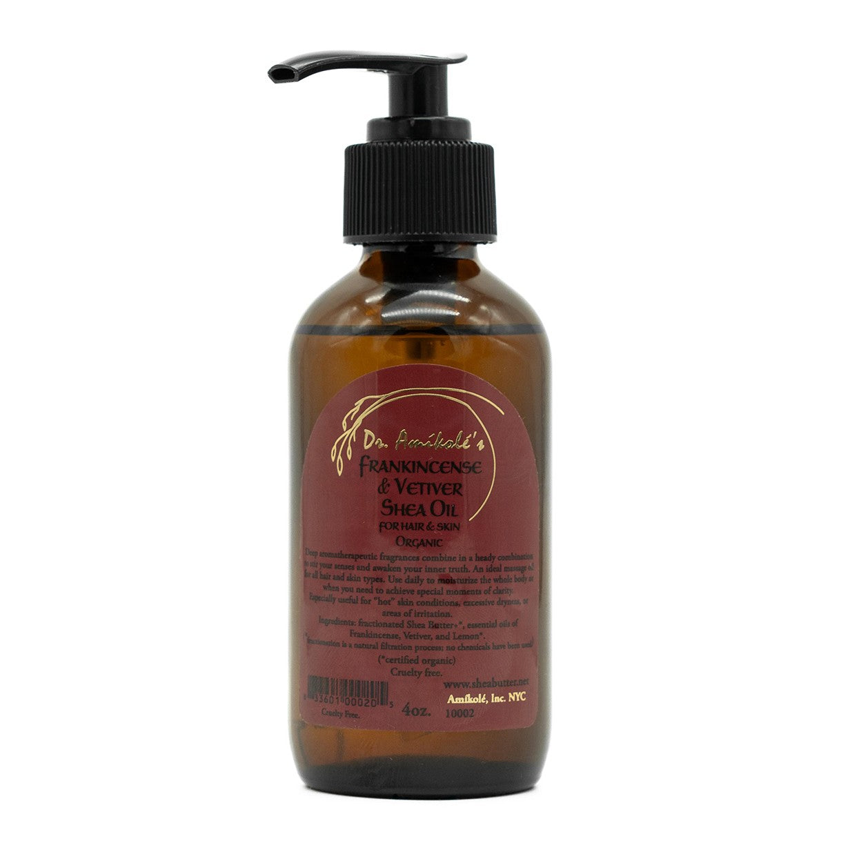 Frankincense and Vetiver Shea Oil (sensuous, grounding, earthy)