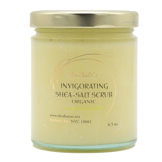 Invigorating Shea-Salt Scrub (citrus and mint)